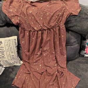 Mauve Gold Star Maxi